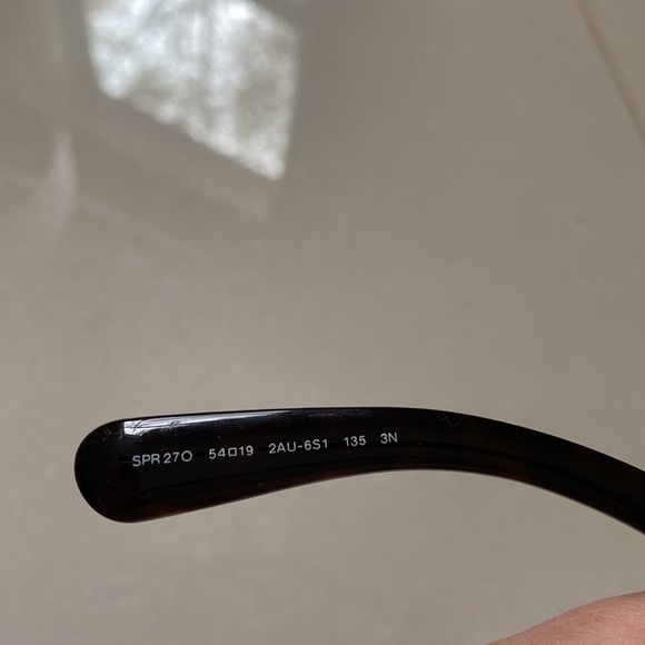 Prada Black iconic scroll arm sunglasses - Picture 4 of 7